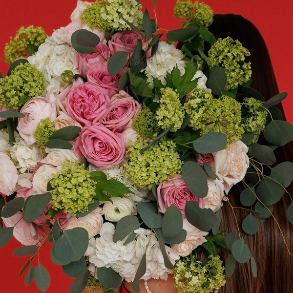 Букет гортензій, ранункулюсів та троянд Дотик Гармонії